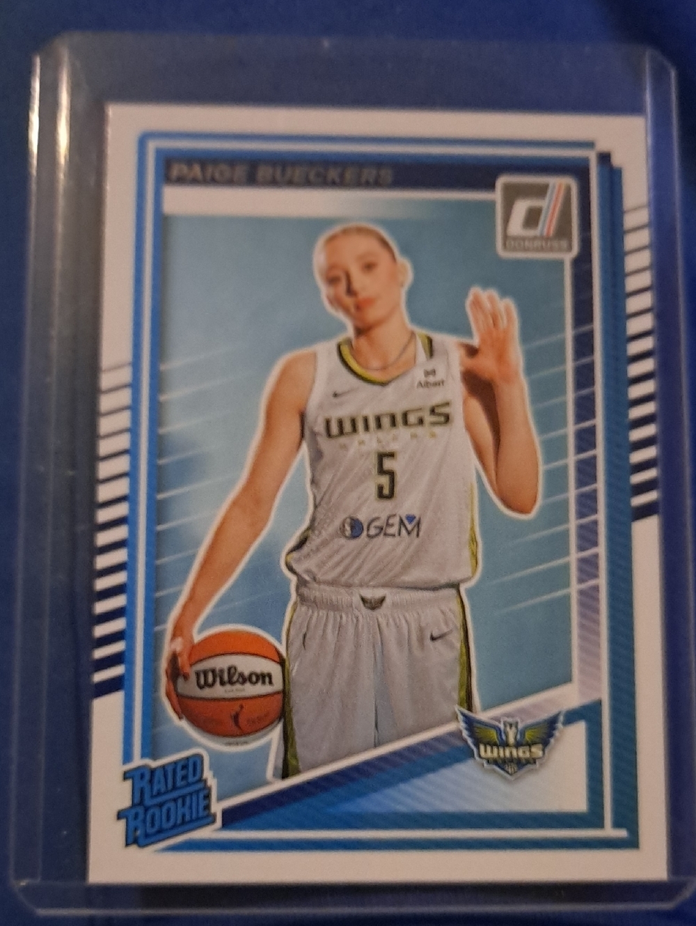 Paige Bueckers 2024-25 Donruss Rated Rookie Card- WNBA